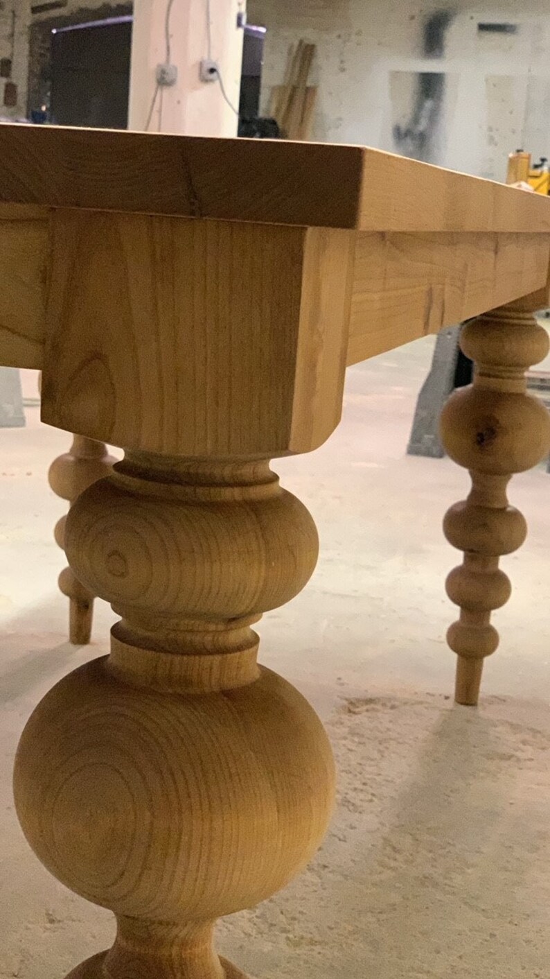 FREE SHIPPING Arhaus/restoration Hardware Inspired Turned Etsy