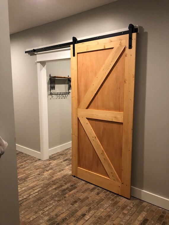 Farmhouse Sliding Barn Door Up To 40 Wide Farmhouse Sliding Barn Door Up To 40, How To Make A Sliding Door For Under $40