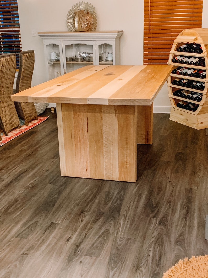 FREE SHIPPING West Elm Inspired Modern Farmhouse Dining Etsy