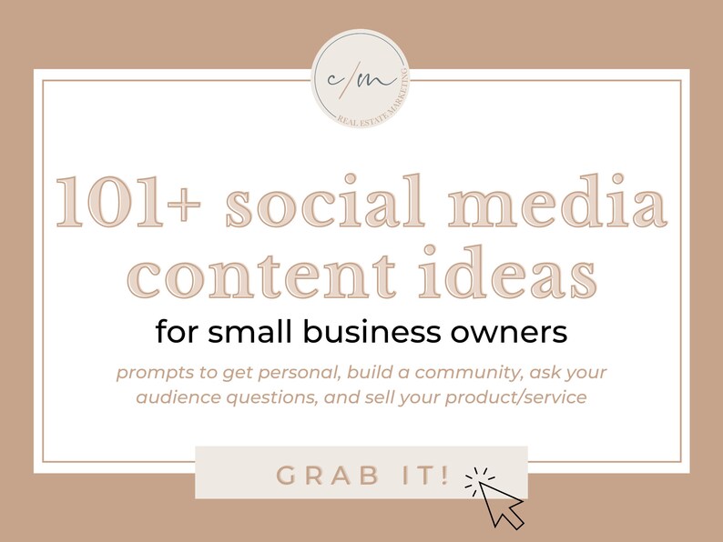 Instagram Caption Ideas for Small Business Owners Real Estate Etsy