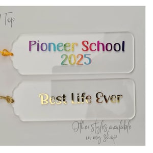 Pioneer School 2025 Acrylic Bookmark, Best Life Ever, Pioneer School Gift, JW Baptism Gift, Small Personalised Gift for Her,