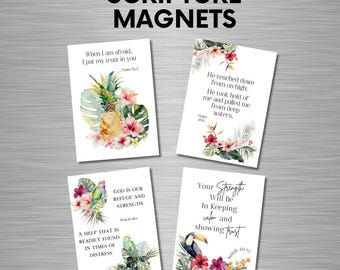 JW Magnets,  Bible Verse Spanish English, Encouraging Scripture, Waterproof Fridge Magnet, JW Gifts for Pioneer, Best Life Ever, Small Gift