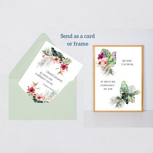 French Year Text 2024, JW Scripture Card Printable Download, Bible Verse Card for Pioneer, Encouragement Card, Digital Postcard Psalm 56:3 image 5
