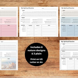 JW Spiritual Routine Checklist, Spiritual Goal Tracker Printable ...