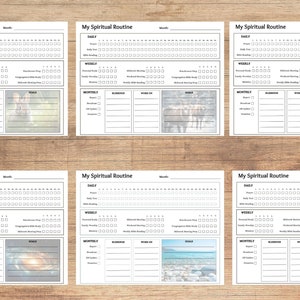 JW Spiritual Routine Checklist, Spiritual Goal Tracker Printable ...