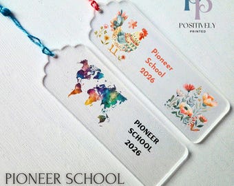 JW Pioneer School 2026 Acrylic Bookmark Gift,  Keepsake for Students