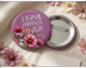 JW Convention Pin 2026, Jehovah’s Witness Button Badge Gift, Eternal Happiness International