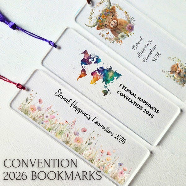 JW Convention Bookmark 2026  Eternal Happiness, International Convention Gift for Delegates