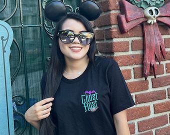 Geborduurd shirt Ghost Host | Disney Haunted Mansion-T-shirt