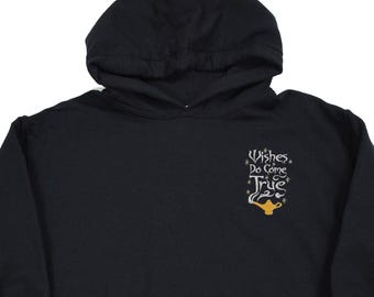 Sweat à capuche unisexe brodé Wishes Do Come True | Pull Disney World | Disneyland | Aventure en Californie