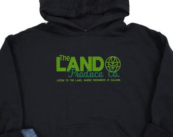 Sweat-shirt à capuche pour adulte brodé Living with the Land Produce Co | Pull Disney World | Sweat à capuche Disney Trip | Pull Epcot