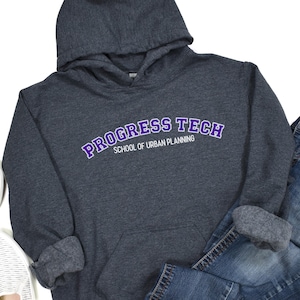 Felpa con cappuccio unisex ricamata Progress Tech / Felpa Disney World / Carousel of Progress / Felpa Tomorrowland