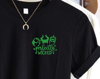 Perfectly Wicked Embroidered Unisex Adult Shirt | Mickey's Not So Scary Halloween Party | Oogie Boogie Bash