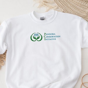 Embroidered Pandora Conservation Initiative Unisex Crewneck Sweater | Disney World Sweater | Animal Kingdom | Avatar | Pandora