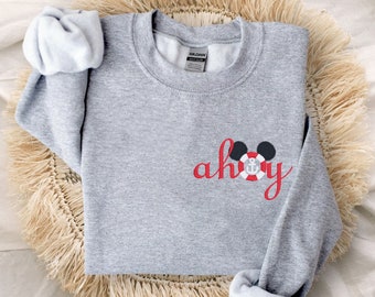 Embroidered Disney Cruise Line Ahoy Unisex Crewneck Sweater | Disney Cruise Sweater | Wish | Dream