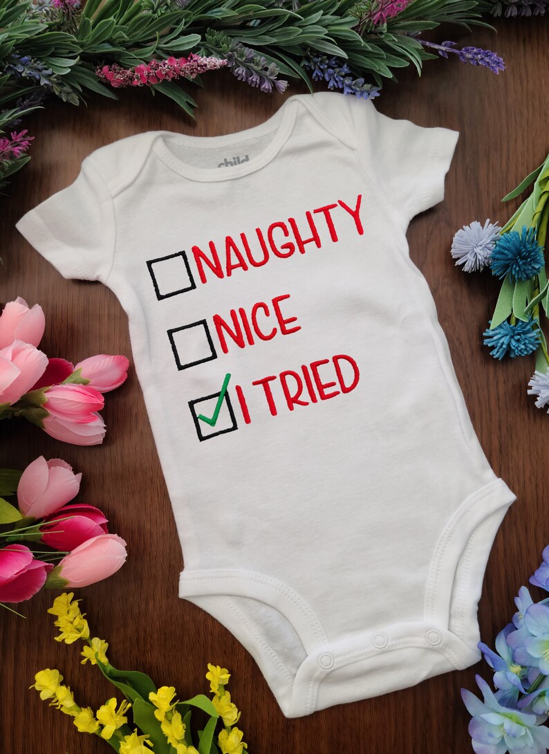 Gestickte Baby Body Frech Nizza Ich versuchte Etsy