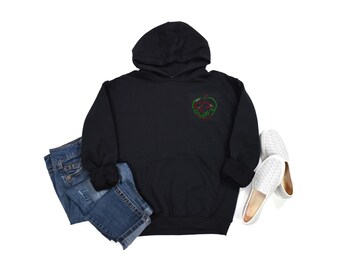 Embroidered Poison Apple Unisex Hoodie Sweatshirt | Disney World Hoodie | Disneyland Sweater | WDW Sweater | Halloween Sweater