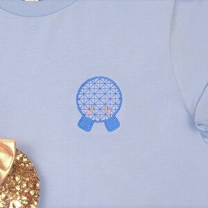 Pastel Kawaii Spaceship Earth Disney World Shirt Disneyland Shirt Gift for Mom Epcot Shirt Disney Trip Shirt Spring Disney Shirt image 2