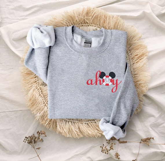 Embroidered Disney Cruise Line Ahoy Unisex Crewneck Sweater | Disney Cruise Sweater | Wish | Dream