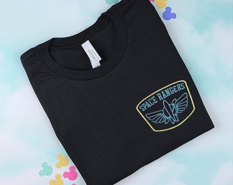 Space Rangers Embroidered Tee | Buzz Lightyear Shirt, Disneyland