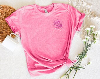 XOXO Embroidered Unisex Tee | Valentine's Day Shirt | Galentine's Day