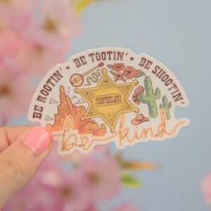 Pegatina de vinilo de Frontierland Magic Kingdom / Pegatina para botella de agua Hydroflask / Pegatina para planificador de Bullet Journal / Calcomanía impermeable
