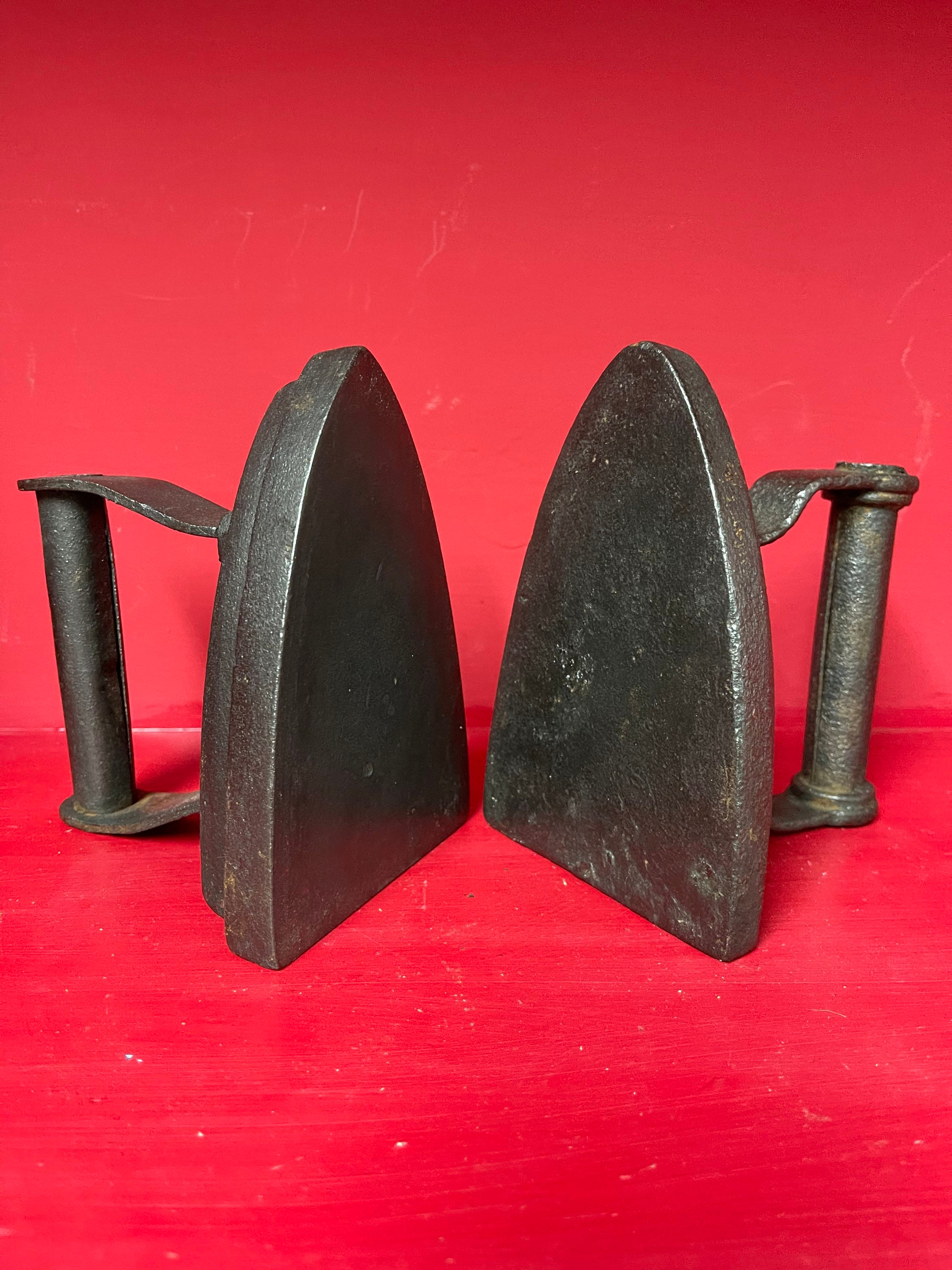 Pair cast Iron bookends original pair of solid cast irons Etsy