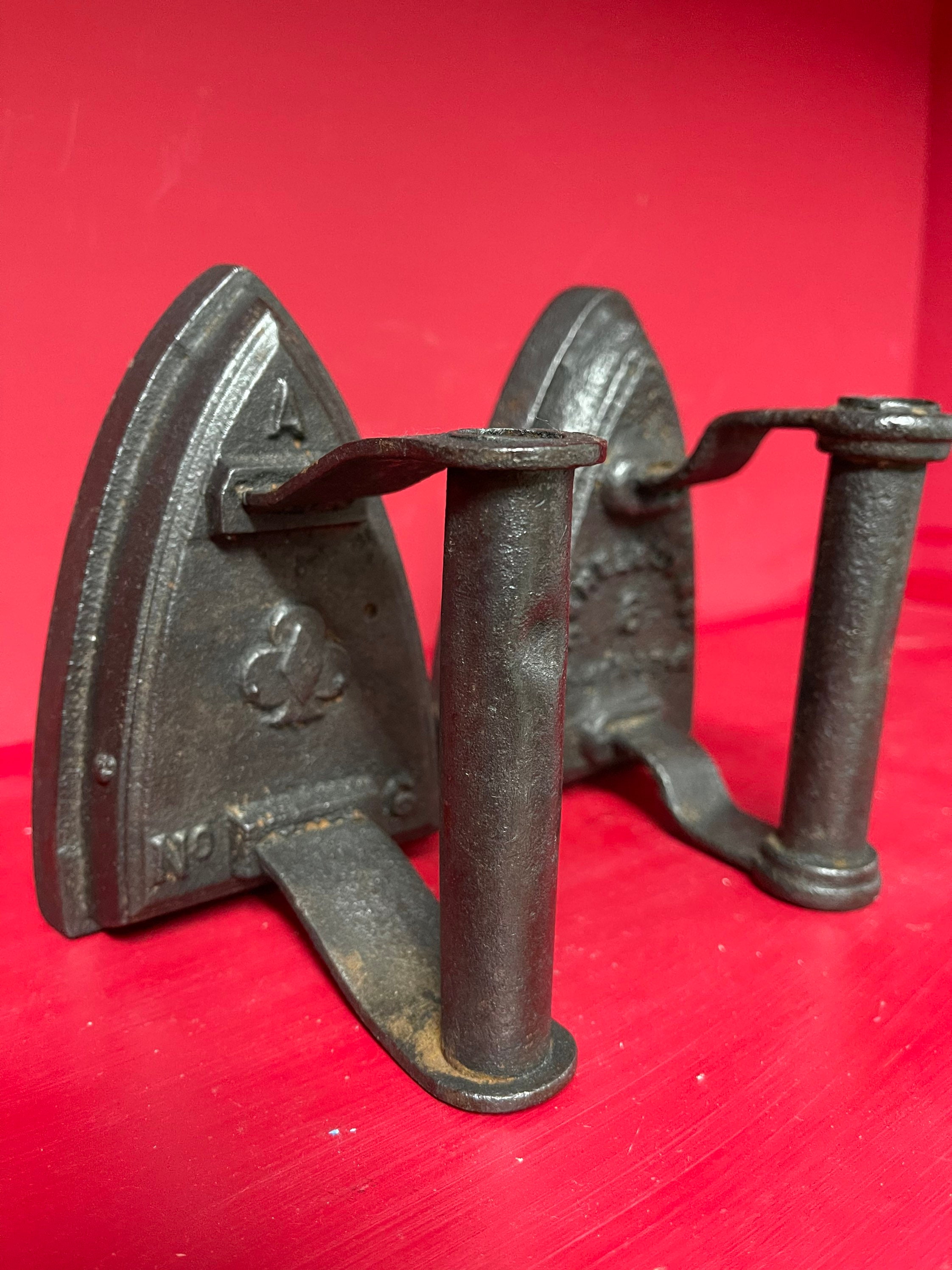 Pair cast Iron bookends original pair of solid cast irons Etsy