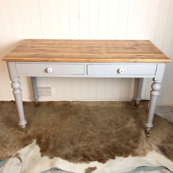 Console Table Hall Table Or Dressing Table With Two Drawers Etsy