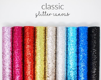 Sequin Chunky Glitter Fabric Sheets for Bows /& Crafts Premium Quality A4 Sheets