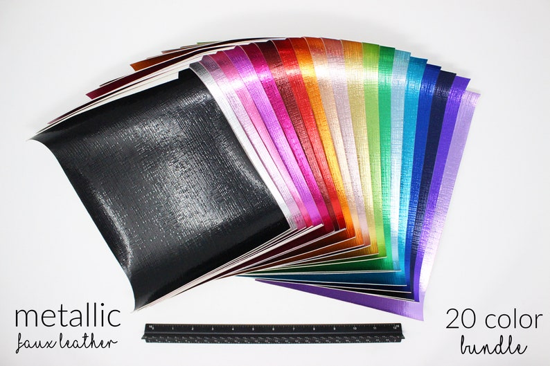 Royal Blue Colorful Leather Fabric Bundle Royal Metallic Faux Leather Sheets Leather Sheets Faux Leather Fabric Sheets