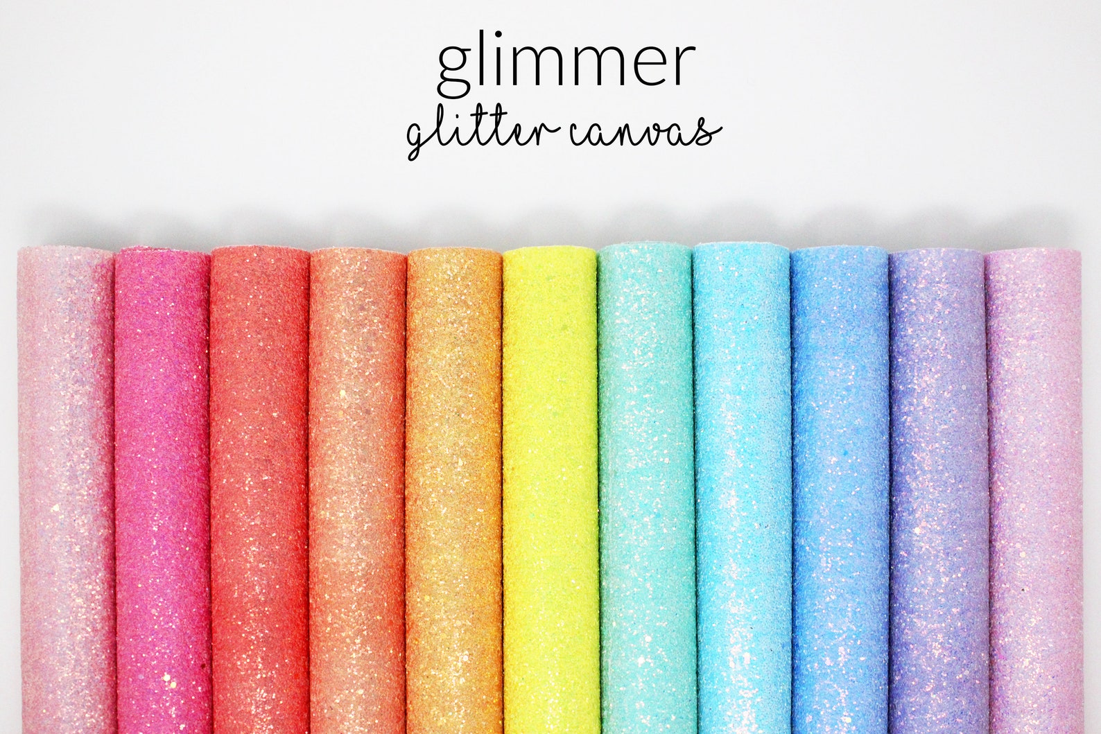 Glimmer Chunky Glitter Canvas Sheets Glittery Canvas Fabric Etsy