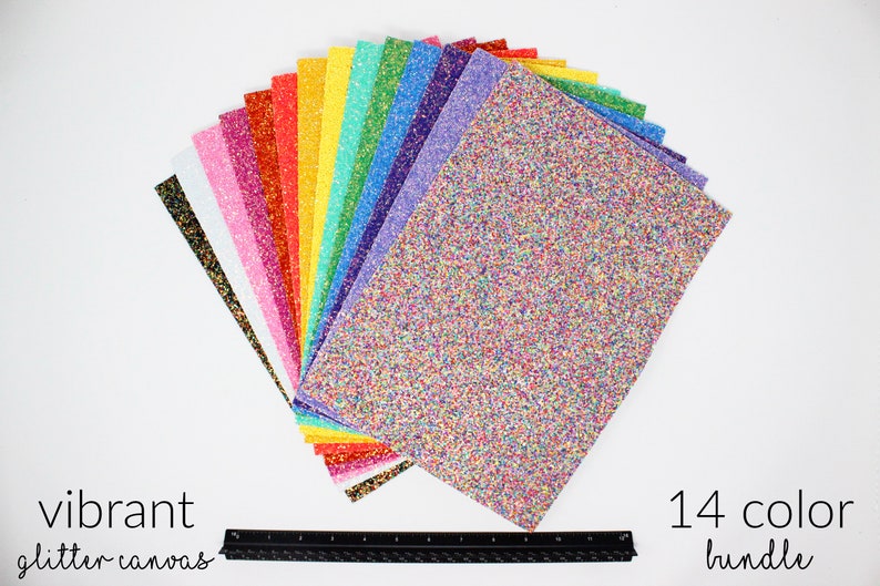 Vibrant Seafoam Chunky Glitter Canvas Sheets Seafoam Vibrant Glitter Canvas Bundle Chunky Glitter Sheets Bow Fabric Jewelry Fabric