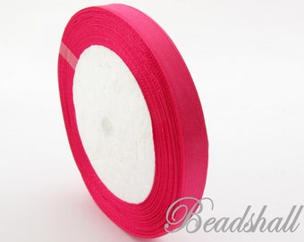 Grundpreis 1 m=0,08 Euro / 22 Meter Satinband Magenta Schleifenband