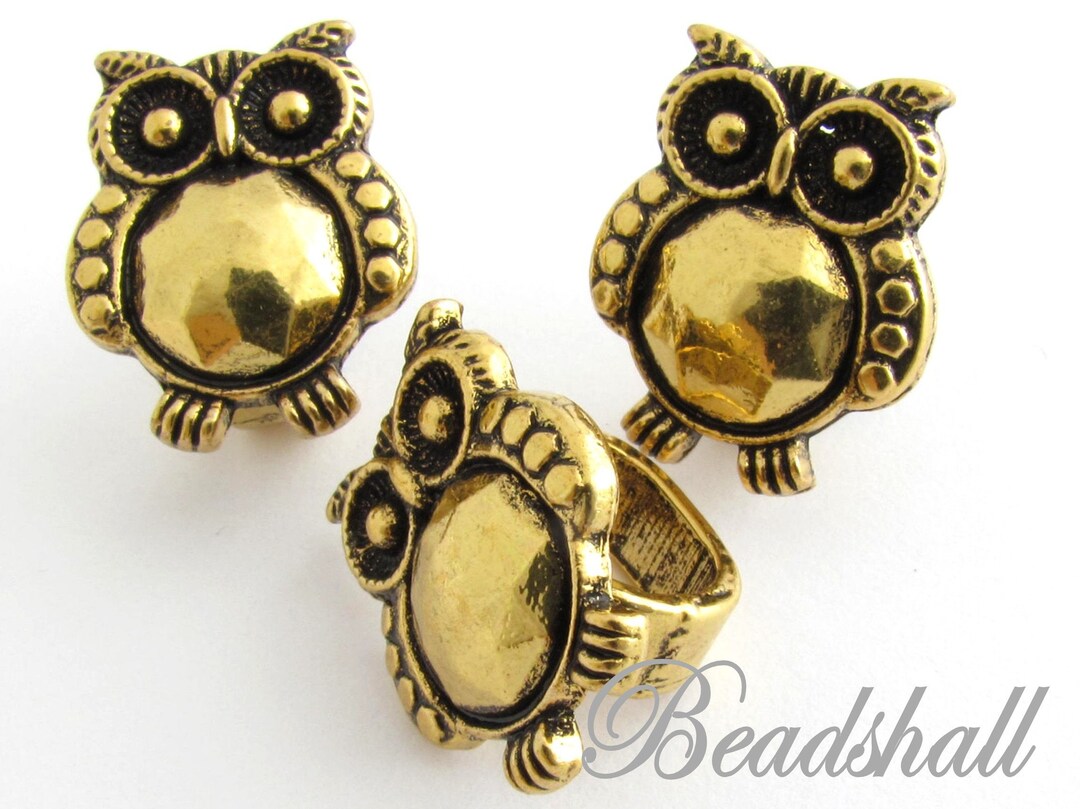 Taschentuchhalter Eulen-Design Gold - Dekorative Box Für Taschentücher