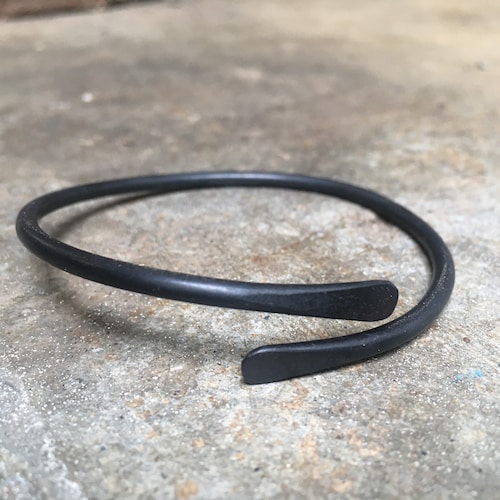 Iron Bracelet Iron Bangle // 6th Iron Anniversary Gift for - Etsy