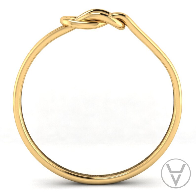 Delicate Promise Ring Stackable Ring Knotted Ring Tie the Knot Dainty Promise Ring Knot Promise Ring Gold Promise Ring