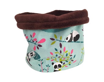 Cuddly, warm loop for dogs - perfect accessory for cold days - motif: panda