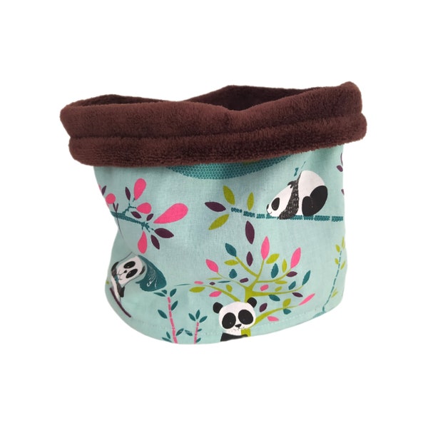 Cuddly, warm loop for dogs - perfect accessory for cold days - motif: panda