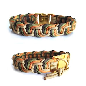 Paracord collar &quot;Dance&quot;, braided dog collar, optionally with personal engraving, different clasps to choose from