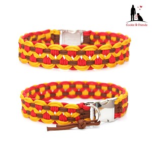 Paracord collar &quot;Big Wave&quot;, dog collar, optionally with engraving