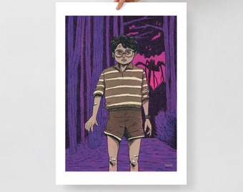 Harry in the Stranger World - fine art print