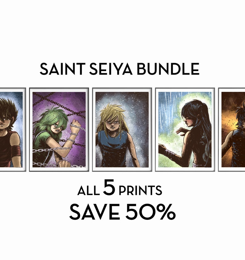 Saint Seiya Gicl\u00e9e Print Ikki