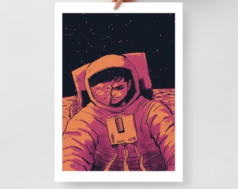 space kid - fine art print