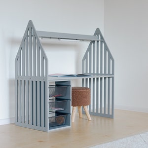 Children writing desk, Study table for children, Children learning desk, Junior study table, Children study table, Toddlers activity desk