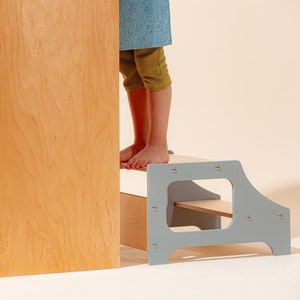 Step stool for kids, Toddler step stool, step stool, step stool for adults, learning stool, Kitchen tower, Bathroom stool, wood step stool