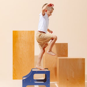 Step stool, Toddler step stool, step stool for kids, step stool for adults, learning stool, Kitchen tower, Bathroom stool, wood step stool