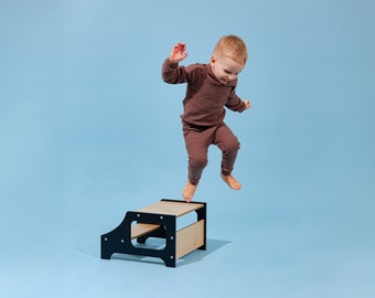 Escabeau, escabeau pour tout-petit, escabeau pour enfants, escabeau pour adultes, tabouret d'apprentissage, tour de cuisine, tabouret de salle de bain, escabeau en bois