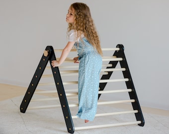 Foldable climbing triangle, Floor climbing triangle , Climbing ladder, Montessori triangle, Play station, Montessori ladder