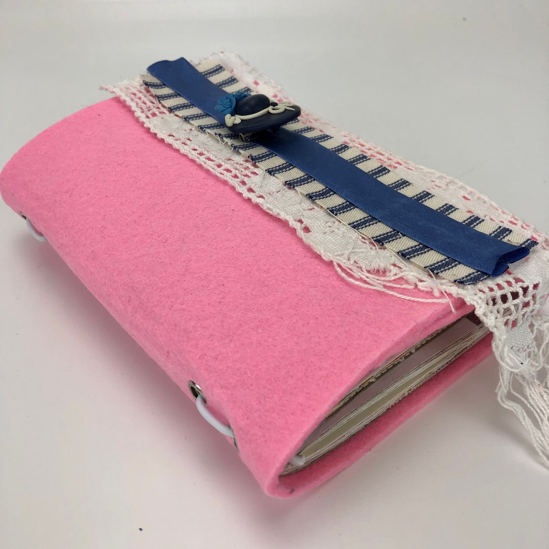 B6 Felt Overlap Journal, Overlap Journal, B6 Handmade Felt Overlap ...